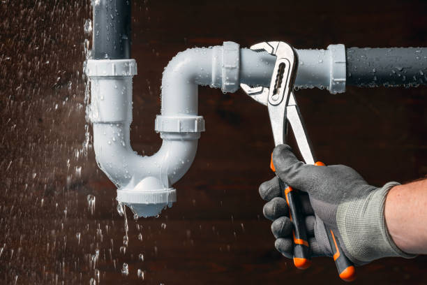 Professional Drain Cleaning technician working in Palm, PA